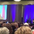 Michelle Obama addresses the attendees at ASCA