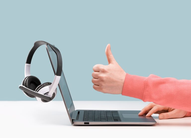 New Proctoring Process For Online Skills Testing To Start January 2024   Headphones And Thumbs Up Cropped 768x555 