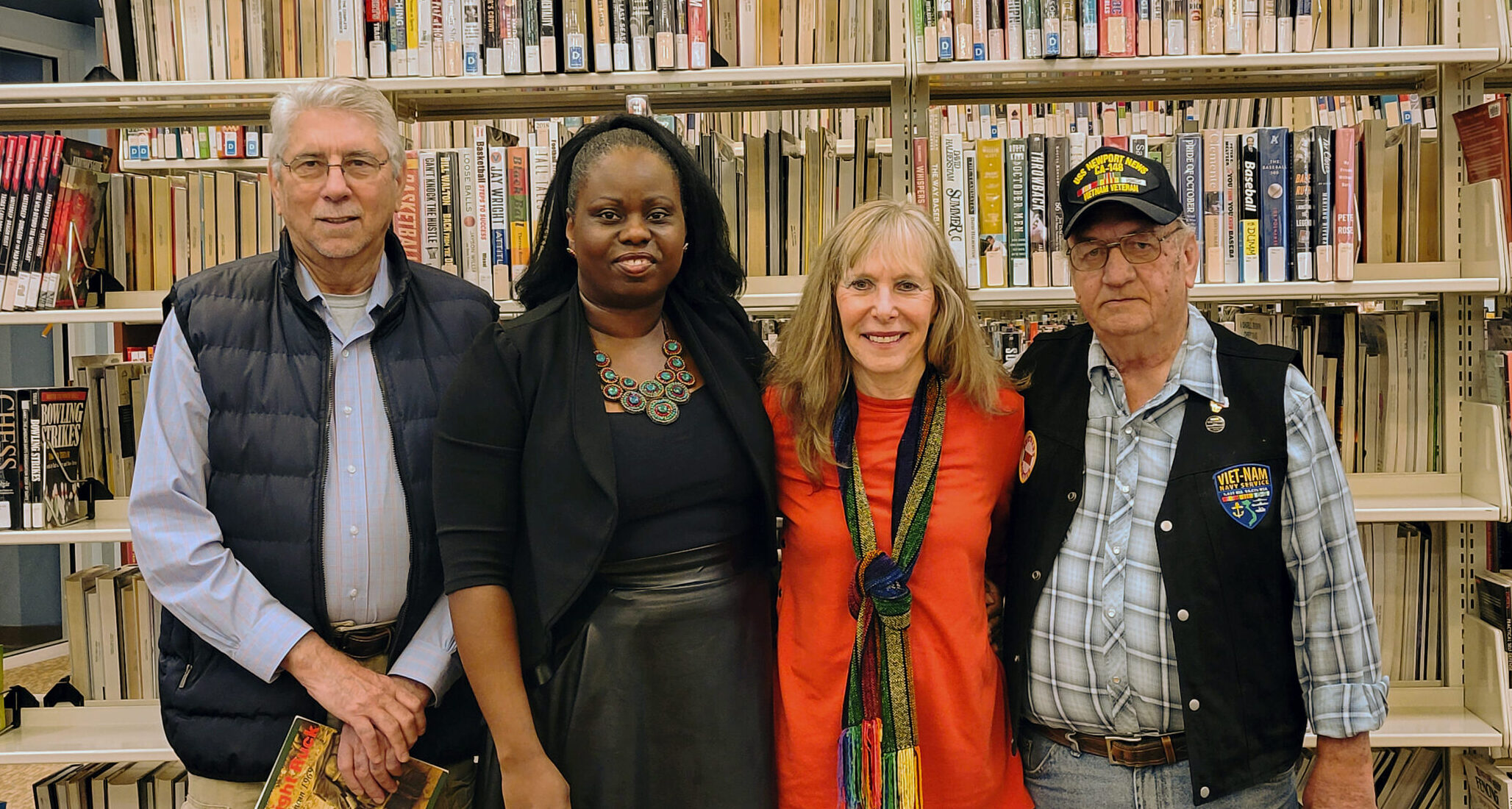 Tom LaCombe, Margary Rogers, Jill Landsman, and Milton Foster at 2023 VHP event