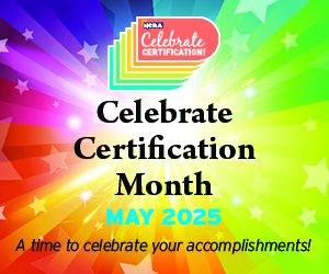 Celebrate Certification Month ad